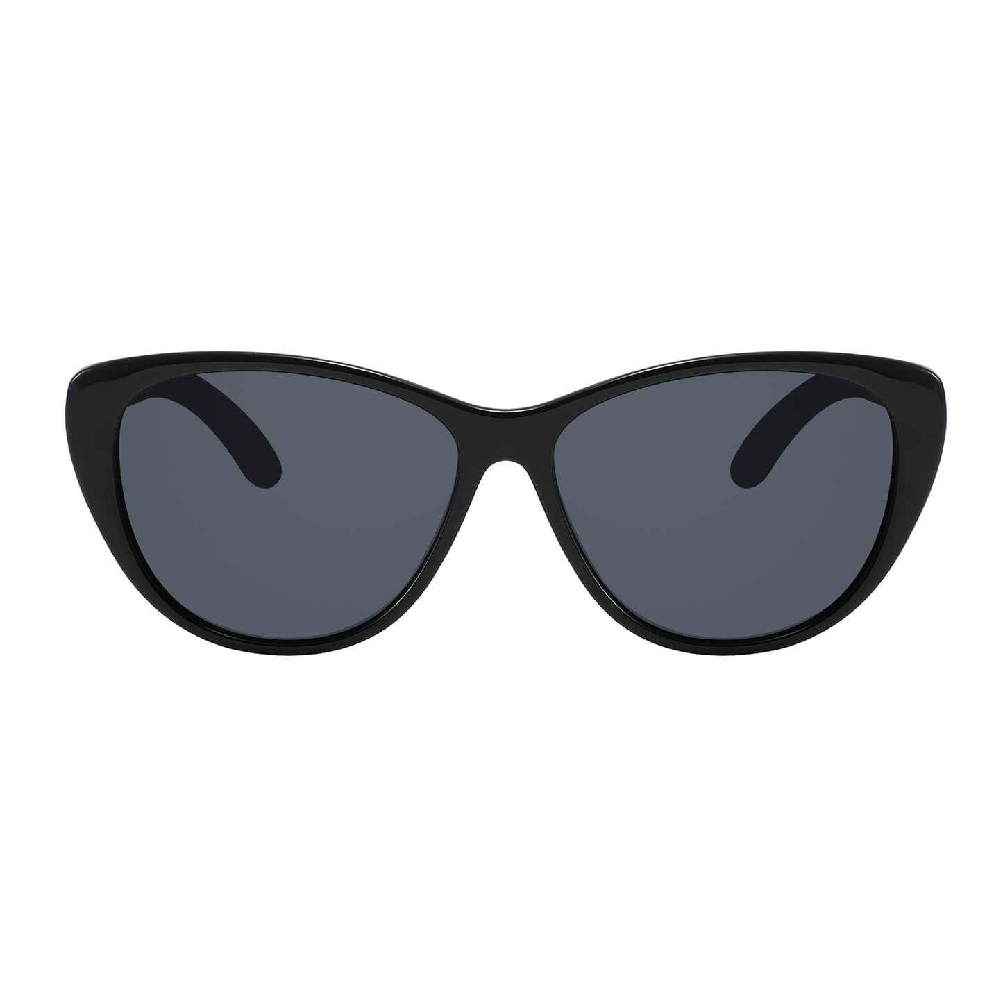 CALLIE BLACK Ladies Sunglasses Polarised Lens Wooden Arms
