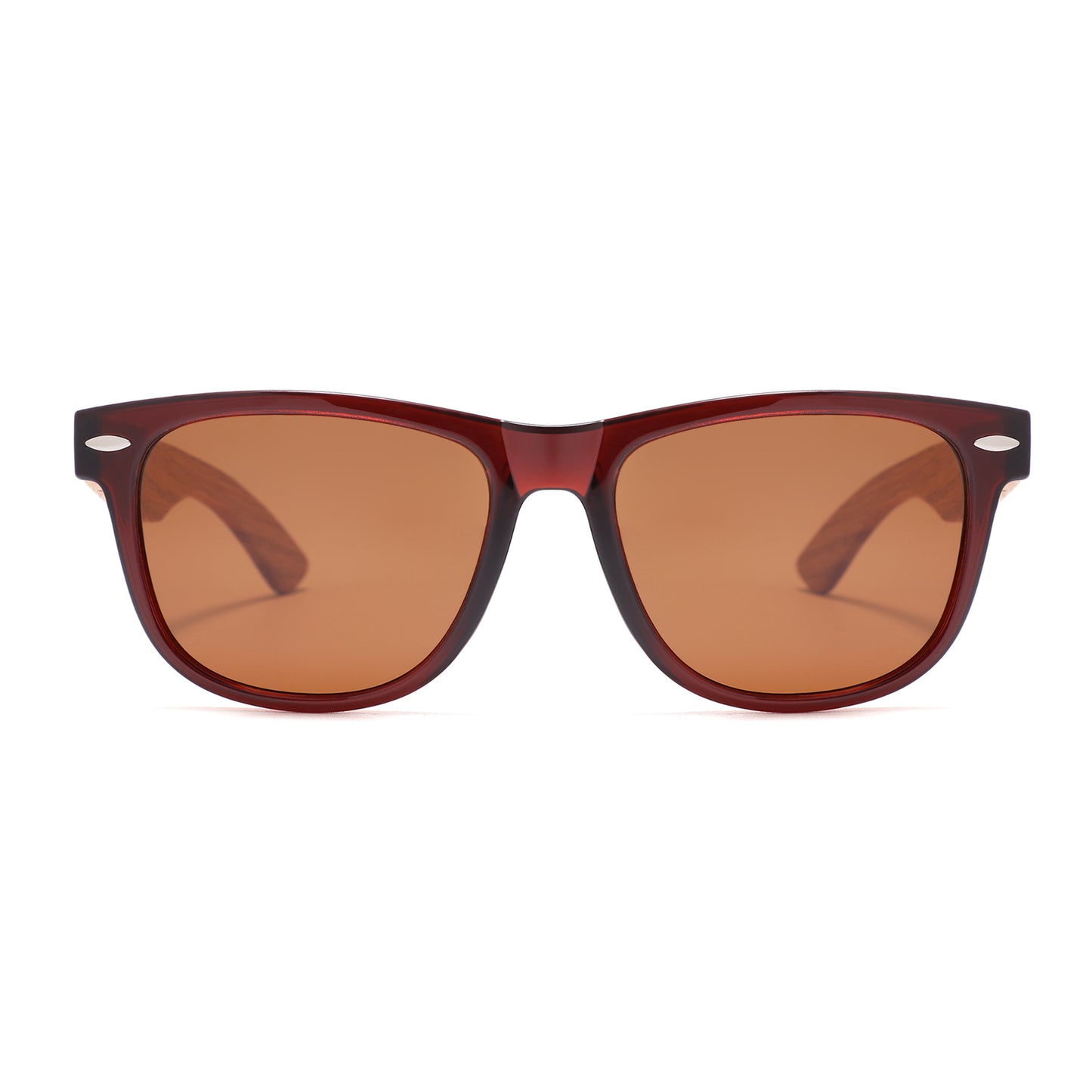 VAYA BROWN Sunglasses Polarised Lens Wooden Arms