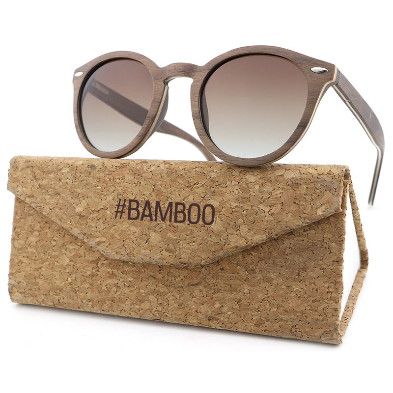 CORANA BROWN G5 Wooden Sunglasses Polarised Lens. Personalise them for R50.