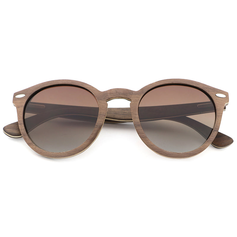 CORANA BROWN G5 Wooden Sunglasses Polarised Lens. Personalise them for R50.