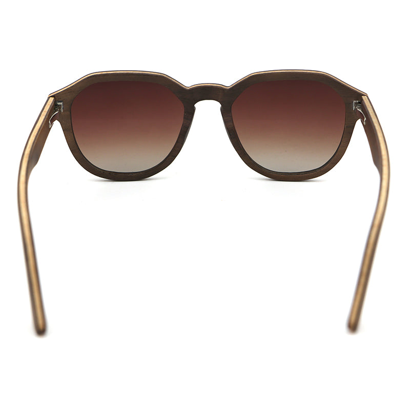AURORA WALNUT BROWN G5 Ladies Wood Sunglasses Polarised Lens