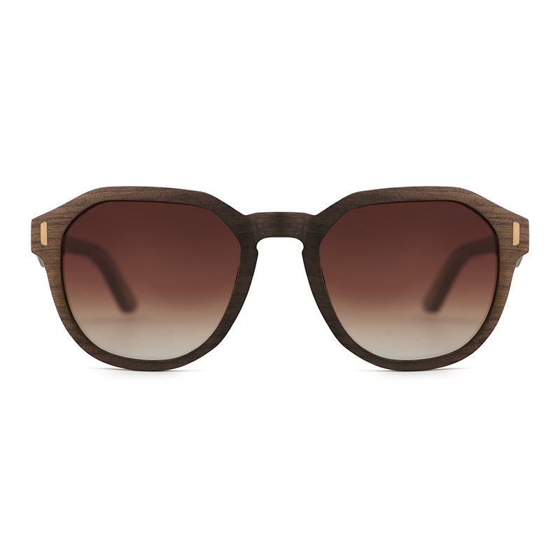 AURORA WALNUT BROWN G5 Ladies Wood Sunglasses Polarised Lens