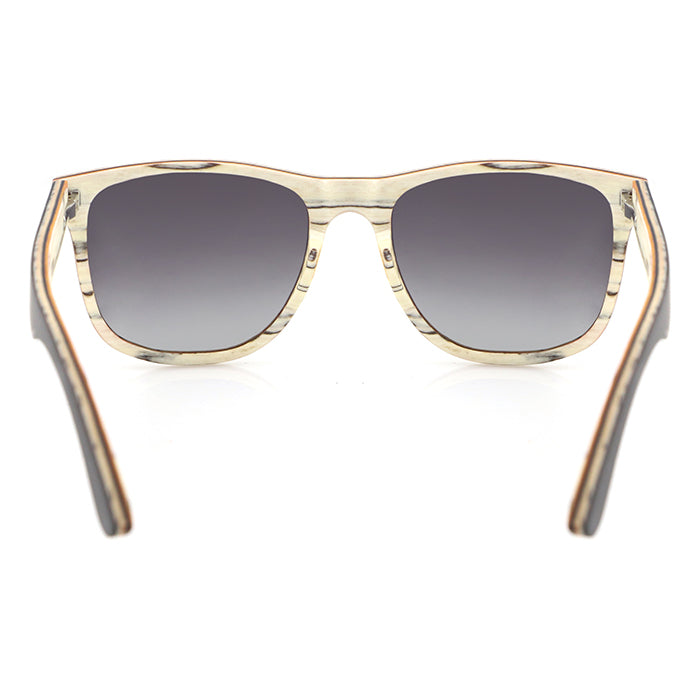 ROSSI EBONY DUO Men's Wood Sunglasses Polarised Lens