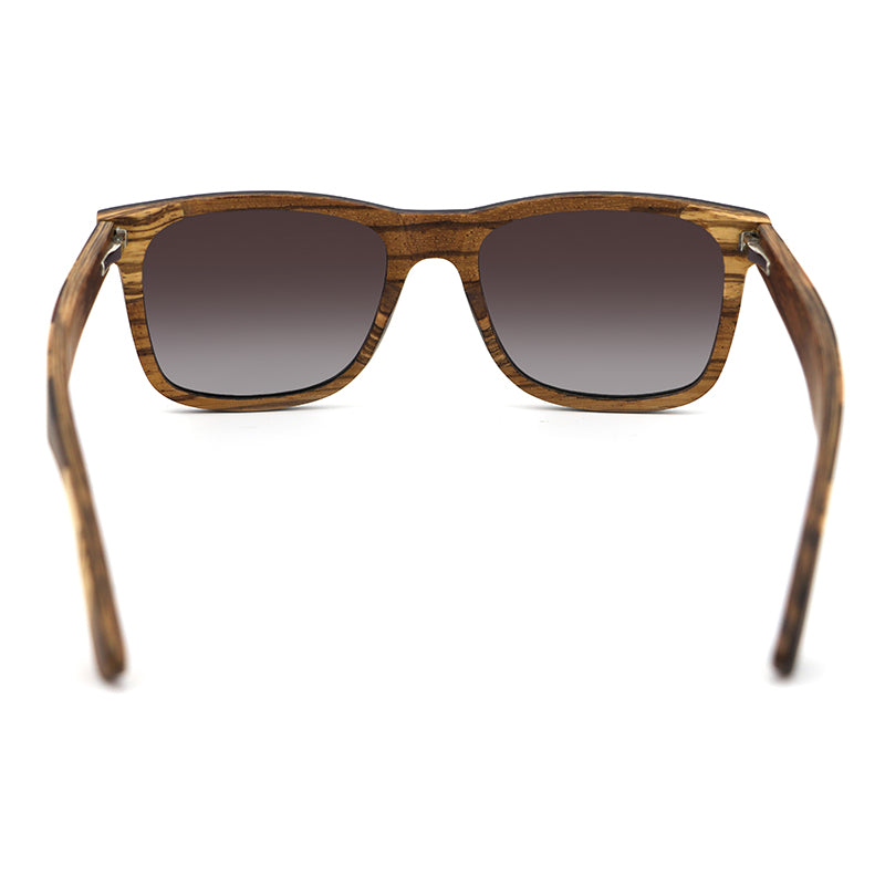 DUVALL GREY GRADIENT G4 Men's Wooden Sunglasses Two Tone Wood Polarised Lens