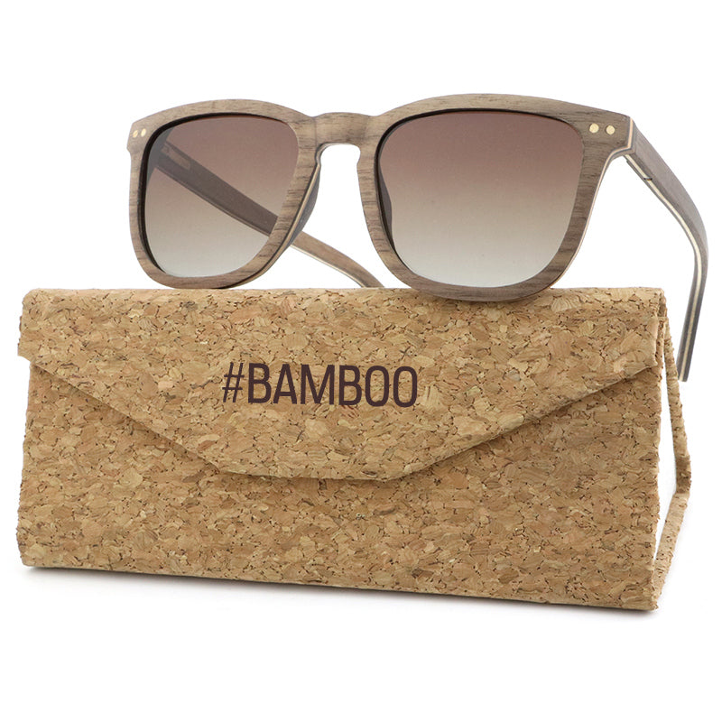 FLARE WALNUT BROWN G5 Wooden Sunglasses Polarised Lens