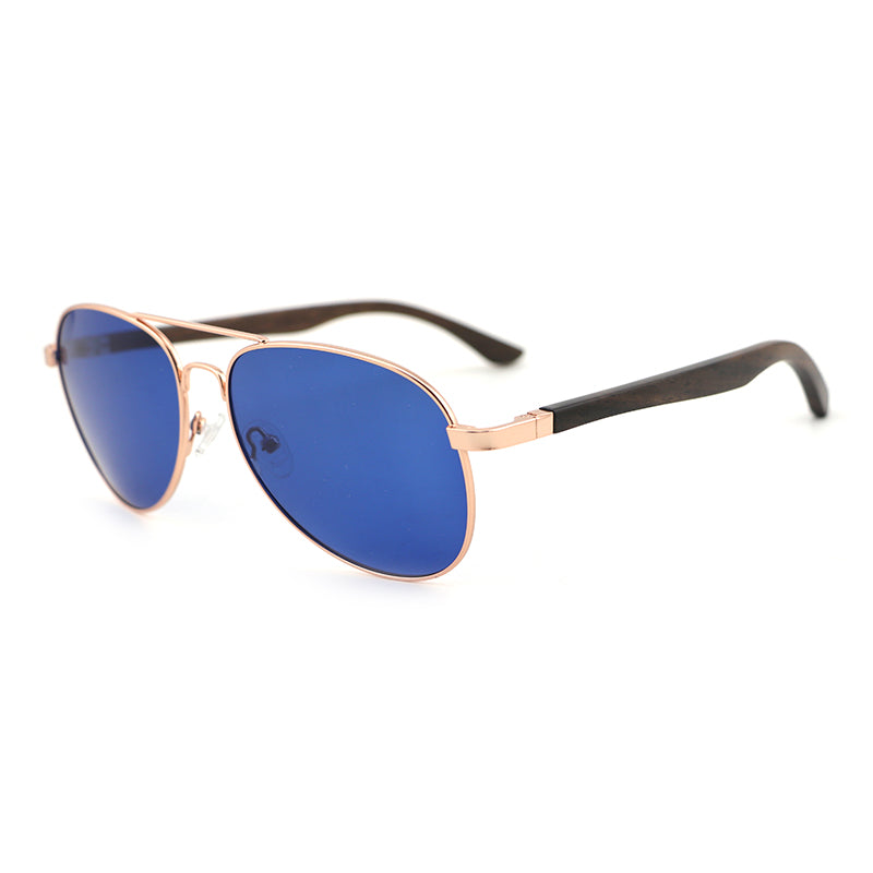 Blue aviator outlet sunglasses