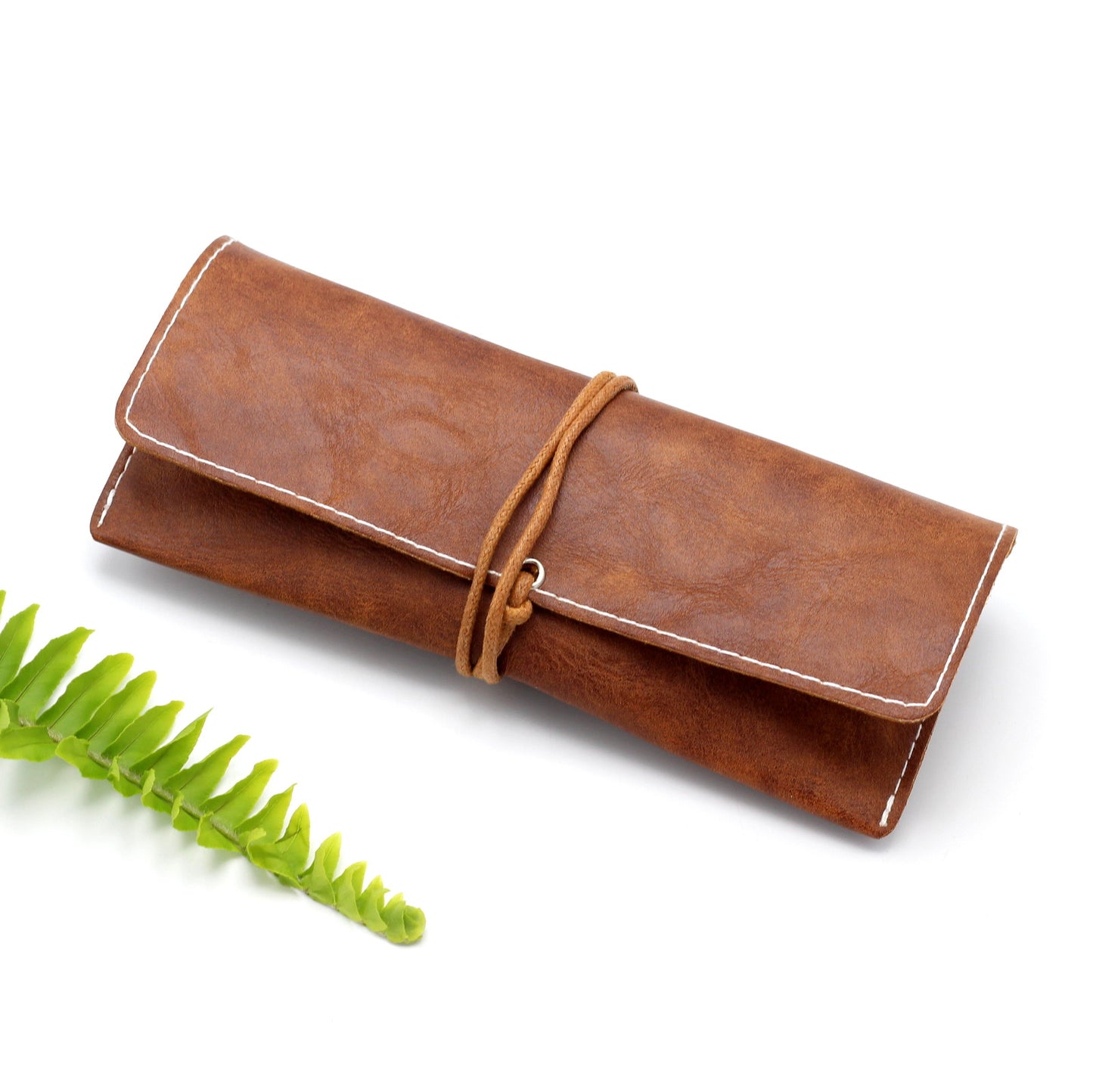 Leather Fold Over Sunglasses Case 3 COLOURS Personalise It
