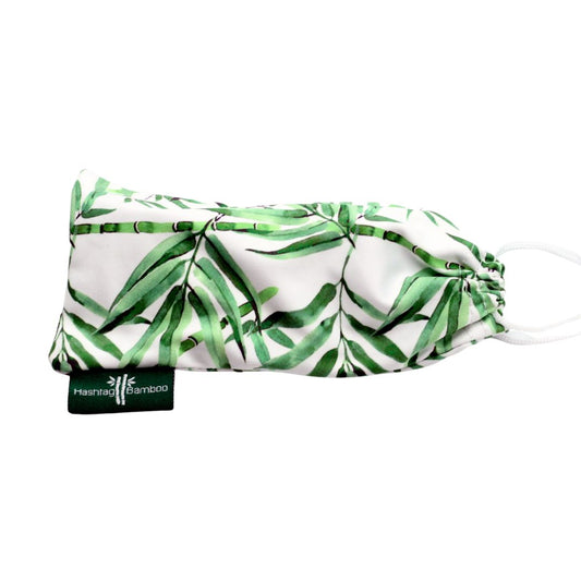 #BAMBOO Microfibre Sunglass Pouch Printed Botanical Pattern