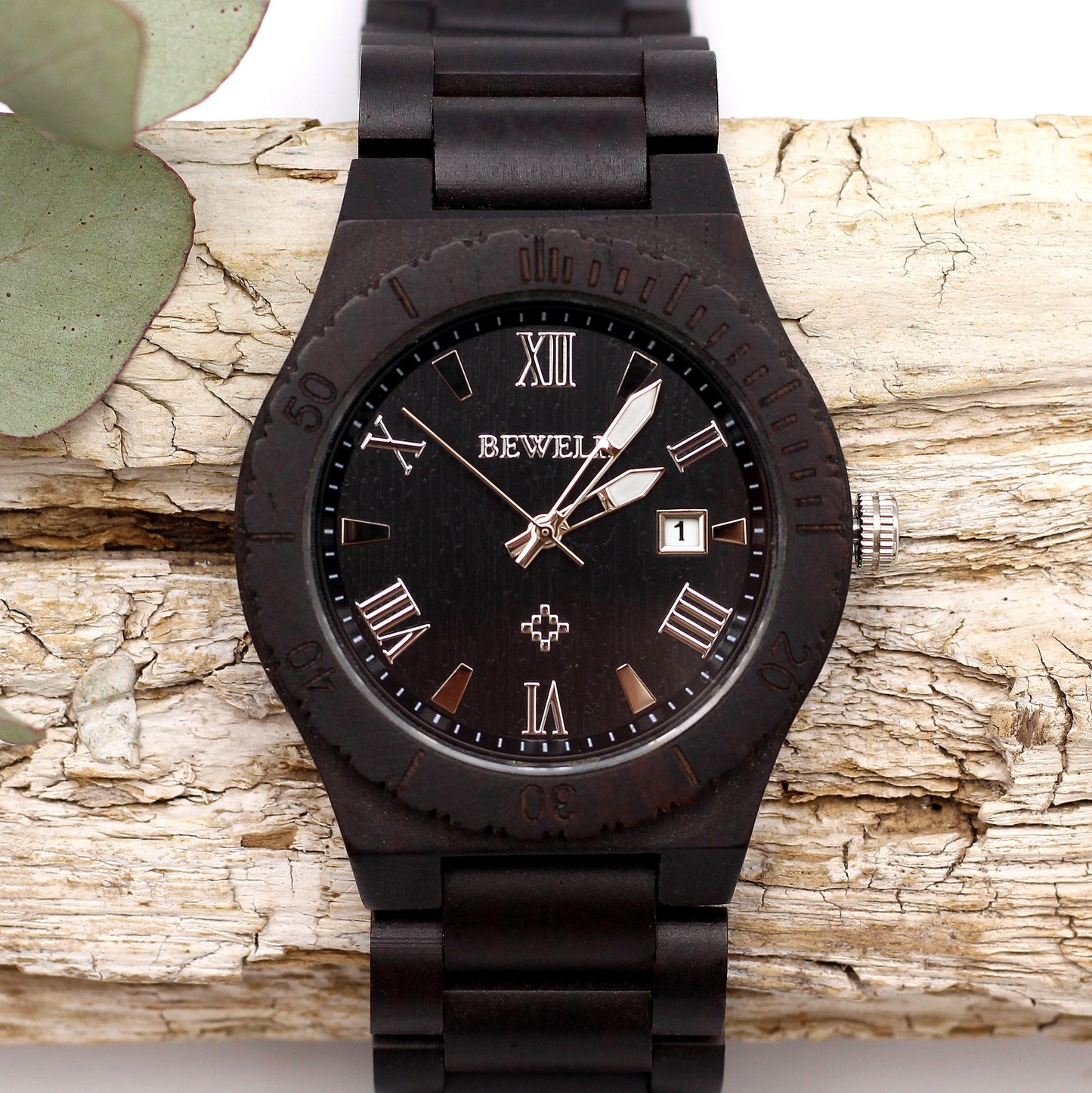 MANWOOD EBONY BRO Men's Wooden Watch