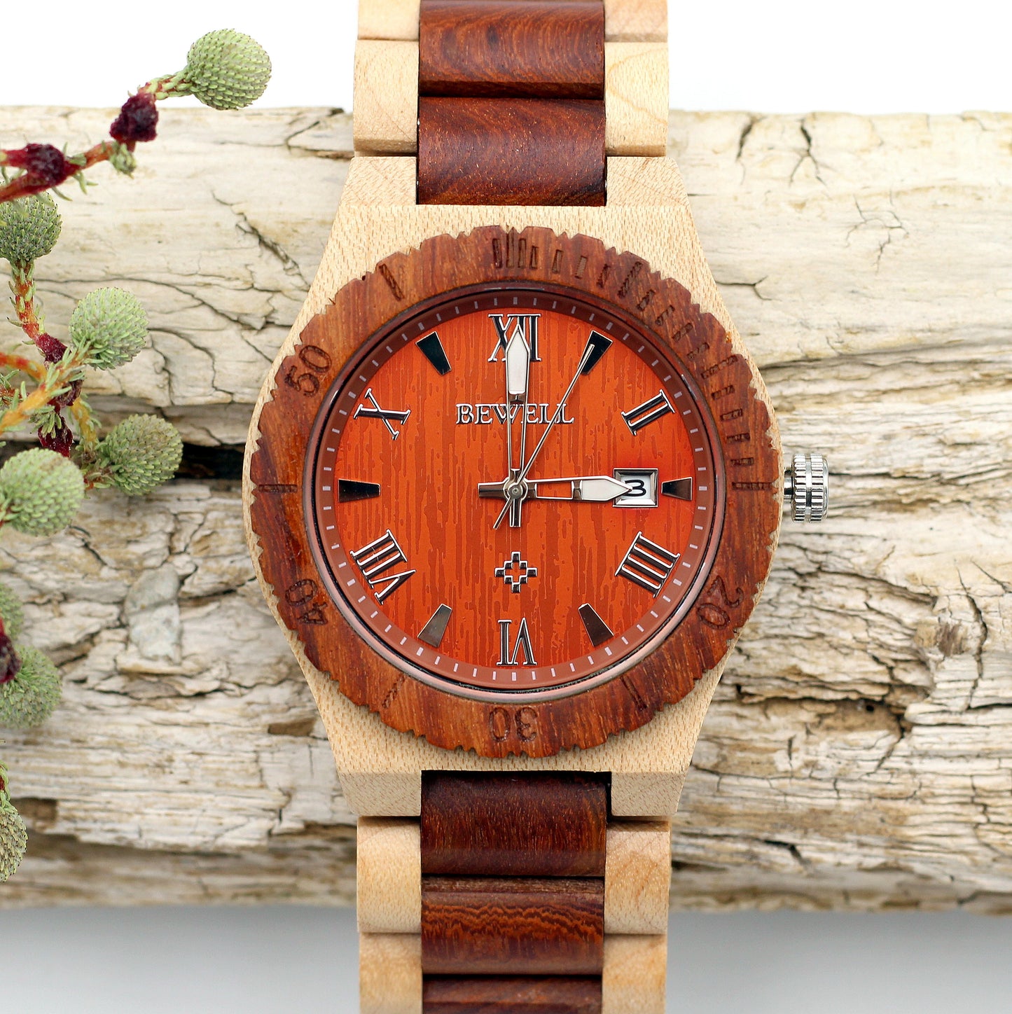 MANWOOD MAPLE BRO Men's Wooden Watch