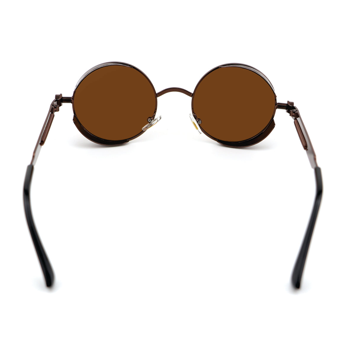 Steampunk HIPSTER BRONZE Round Glasses Polarised Sunglasses