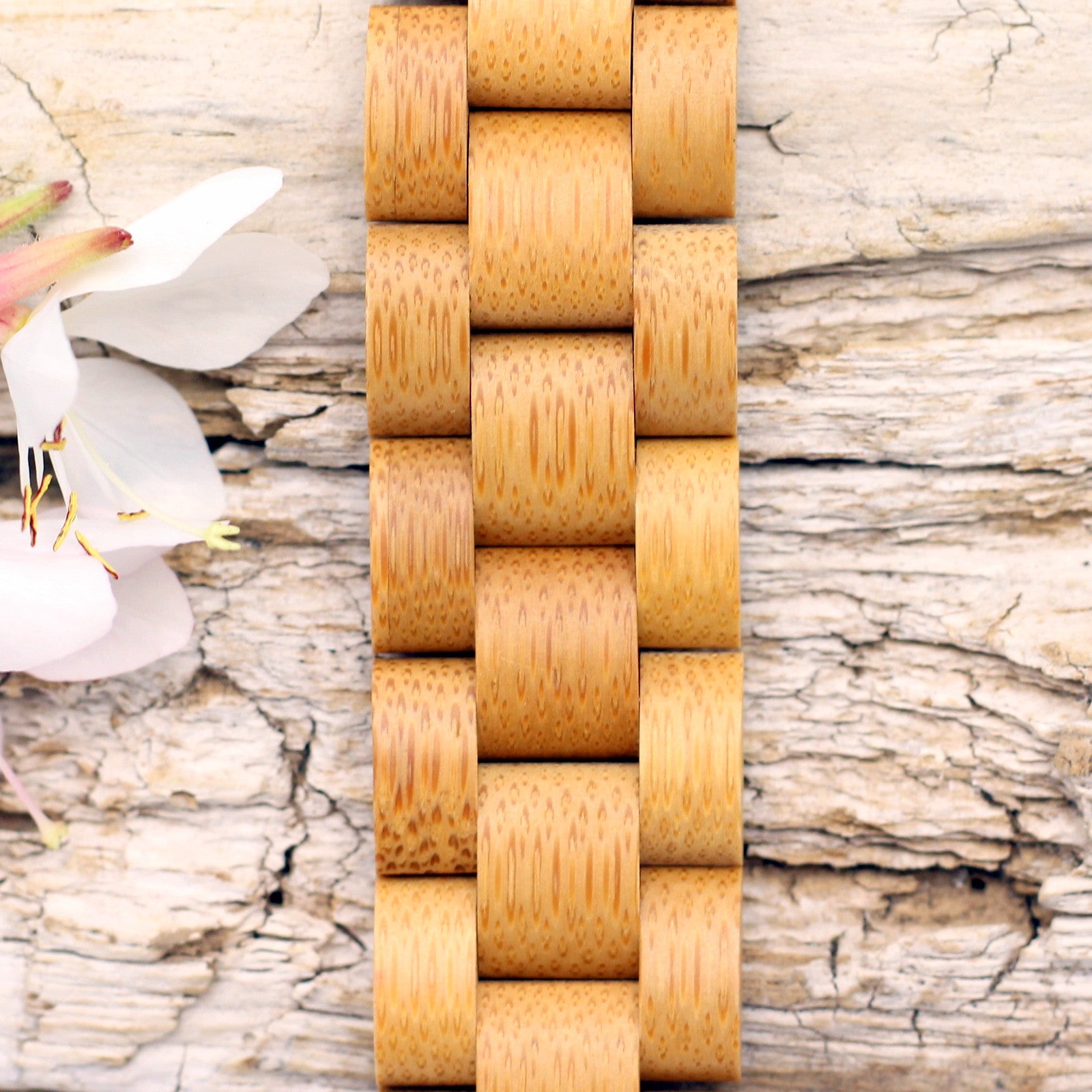 ECO HONEY Ladies Bamboo Watch with Wooden Strap - Hashtag Bamboo