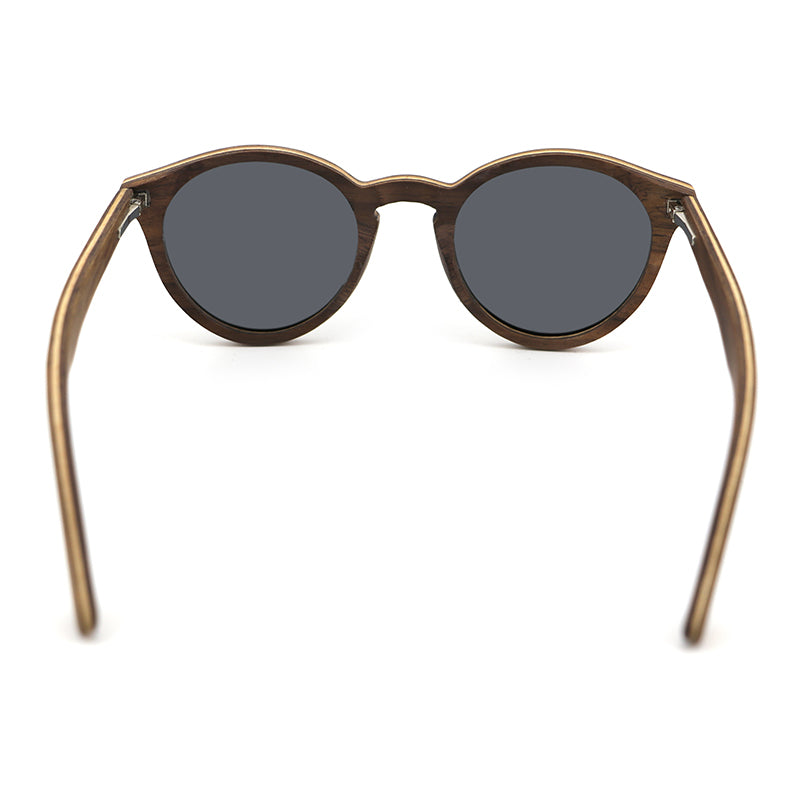 CORANA WALNUT Grey Wooden Sunglasses Polarised Lens. Personalise them for R50.