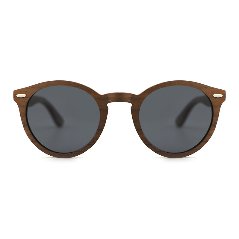 CORANA WALNUT Grey Wooden Sunglasses Polarised Lens. Personalise them for R50.