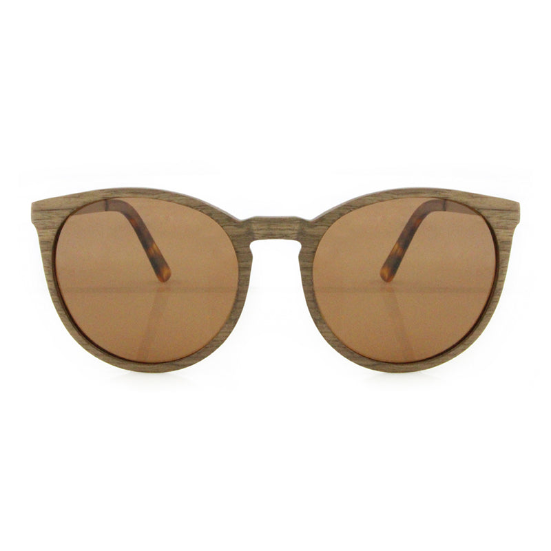 REBECCA BROWN Wooden Ladies Sunglasses Polarised Lens