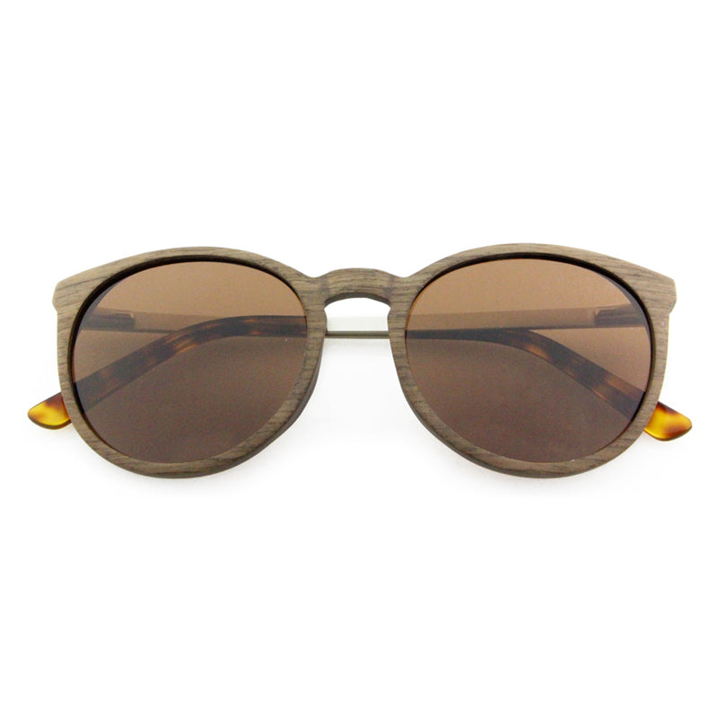 REBECCA BROWN Wooden Ladies Sunglasses Polarised Lens