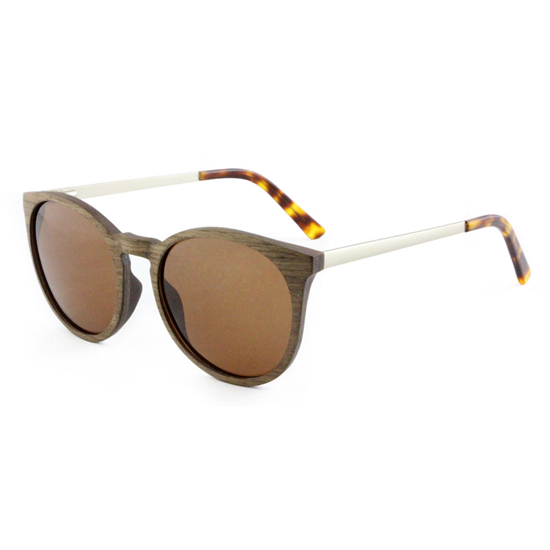 REBECCA BROWN Wooden Ladies Sunglasses Polarised Lens