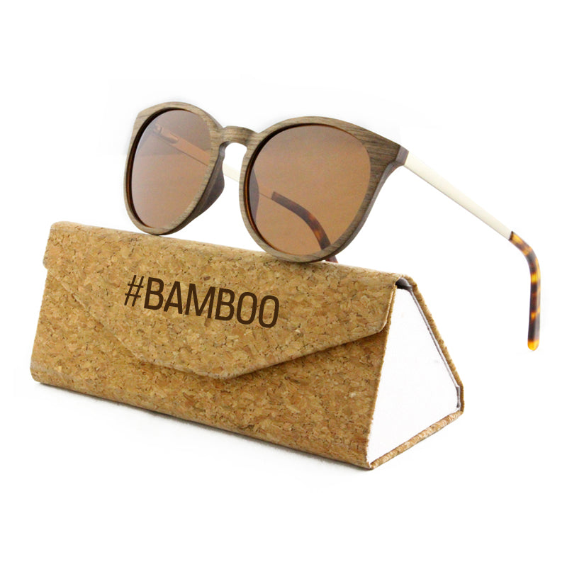 REBECCA BROWN Wooden Ladies Sunglasses Polarised Lens