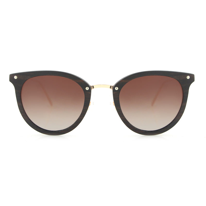 JACKIE O BROWN - Ladies Sunglasses Polarised Lens - Hashtag Bamboo