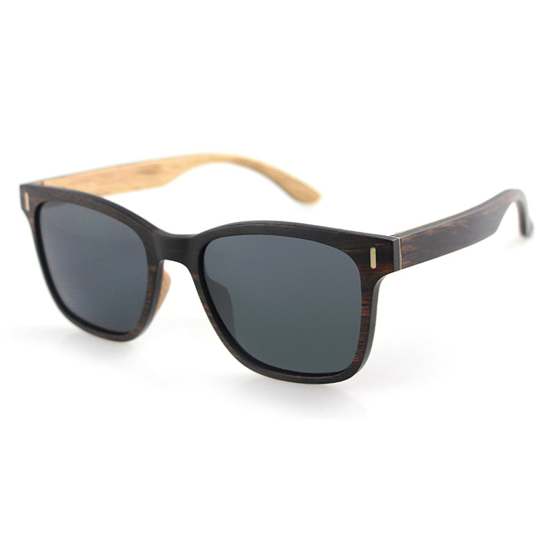 KENYA EBONY GREY Sunglasses Wood Polarised Lens - Hashtag Bamboo