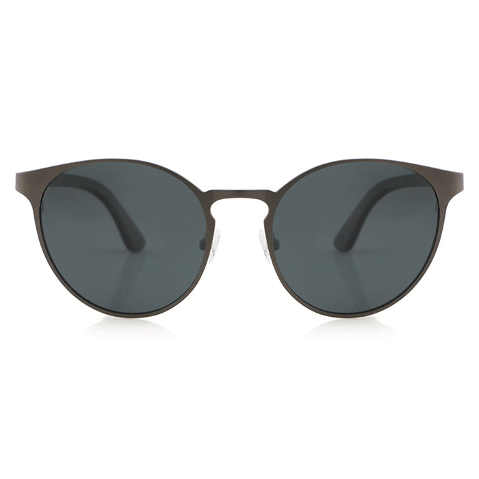 FANGLE GREY Sunglasses Metallic Frame with Polarised Lens - Hashtag Bamboo