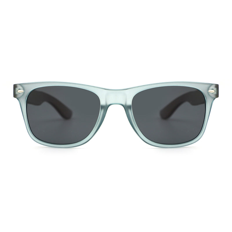 IBIZA OPAQUE BLUE Sunglasses Polarised Lens Wooden