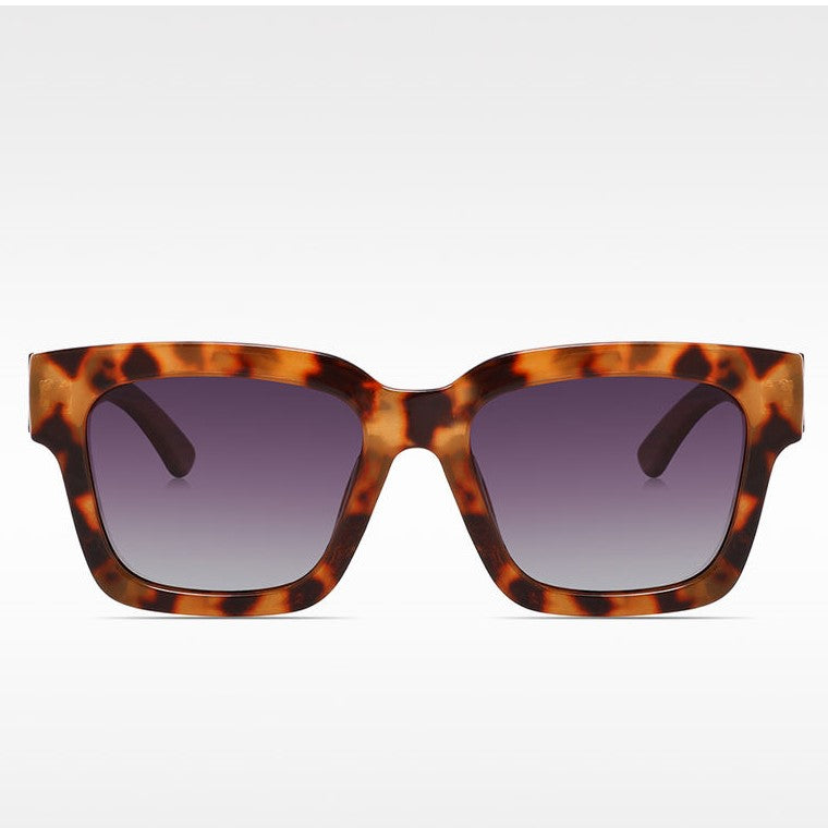 HARPER TS GREY Ladies Sunglasses Polarised Lens Wooden Arms