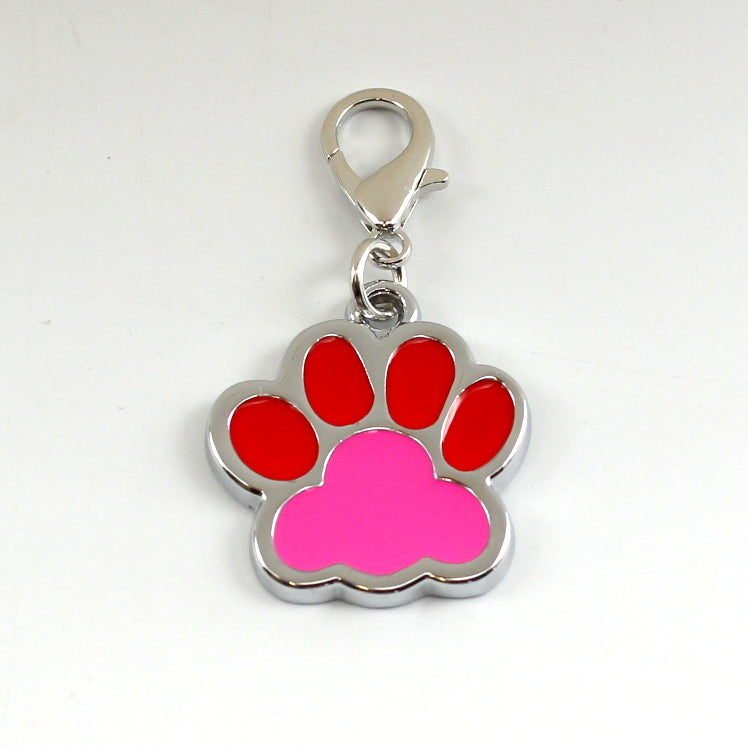Personalised Dog Tag Enamel Two-tone, stainless steel, engrave your pet's name and contact details on the back. High quality dog tags, support local.
