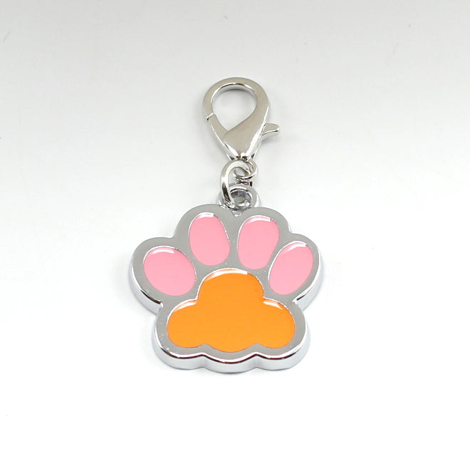 Personalised Dog Tag Enamel Two-tone, stainless steel, engrave your pet's name and contact details on the back. High quality dog tags, support local.