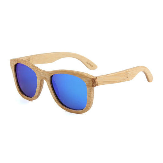 KAHUNA BLUE Bamboo Wayfarer Sunglasses - SPECIAL OFFER