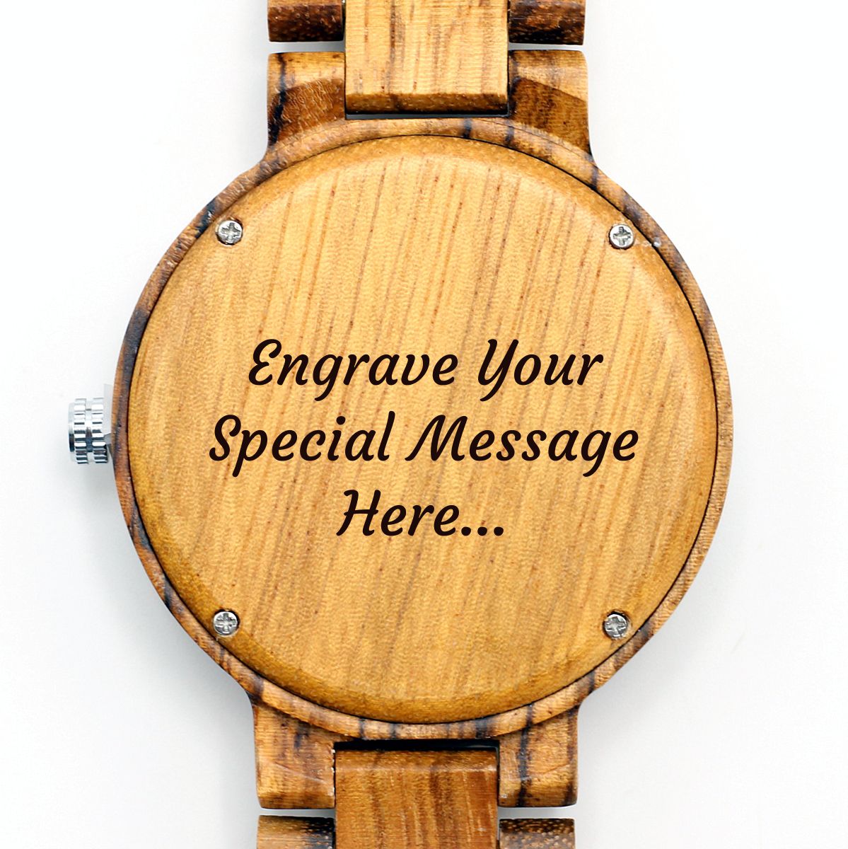 LONDON Men's Zebrawood Watch and Strap