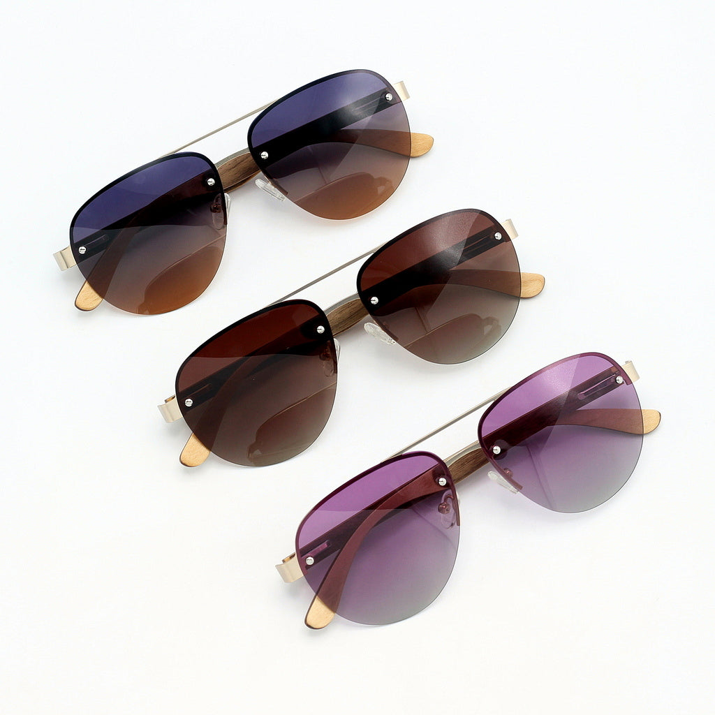 Aviator sunglasses stainless steel frame with polarised lens, available in 3 gorgeous colours. Shipping only R59 anywhere in SA.