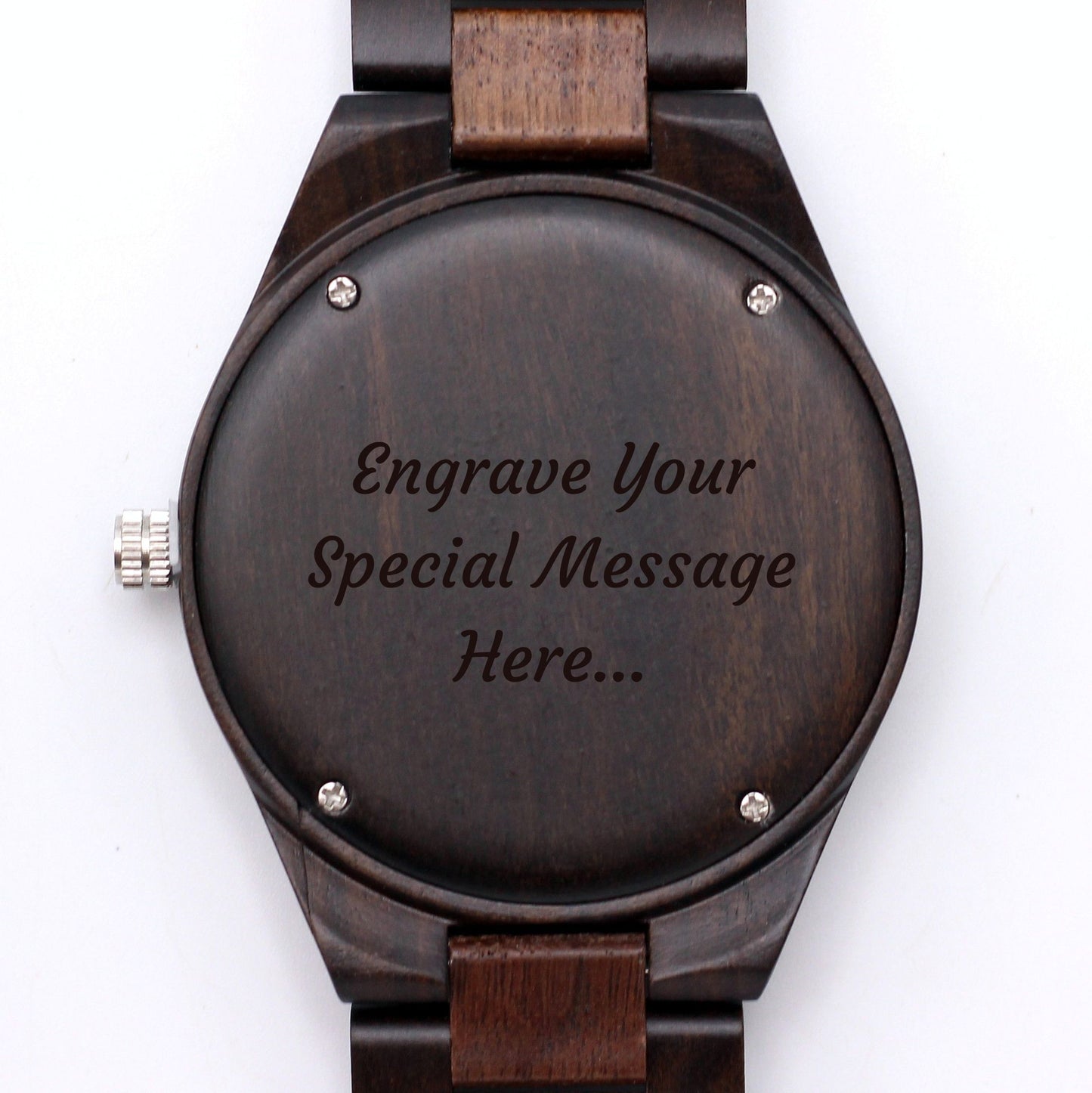 MANWOOD SUAVE Men's Wooden Watch with Wood Strap - Hashtag Bamboo