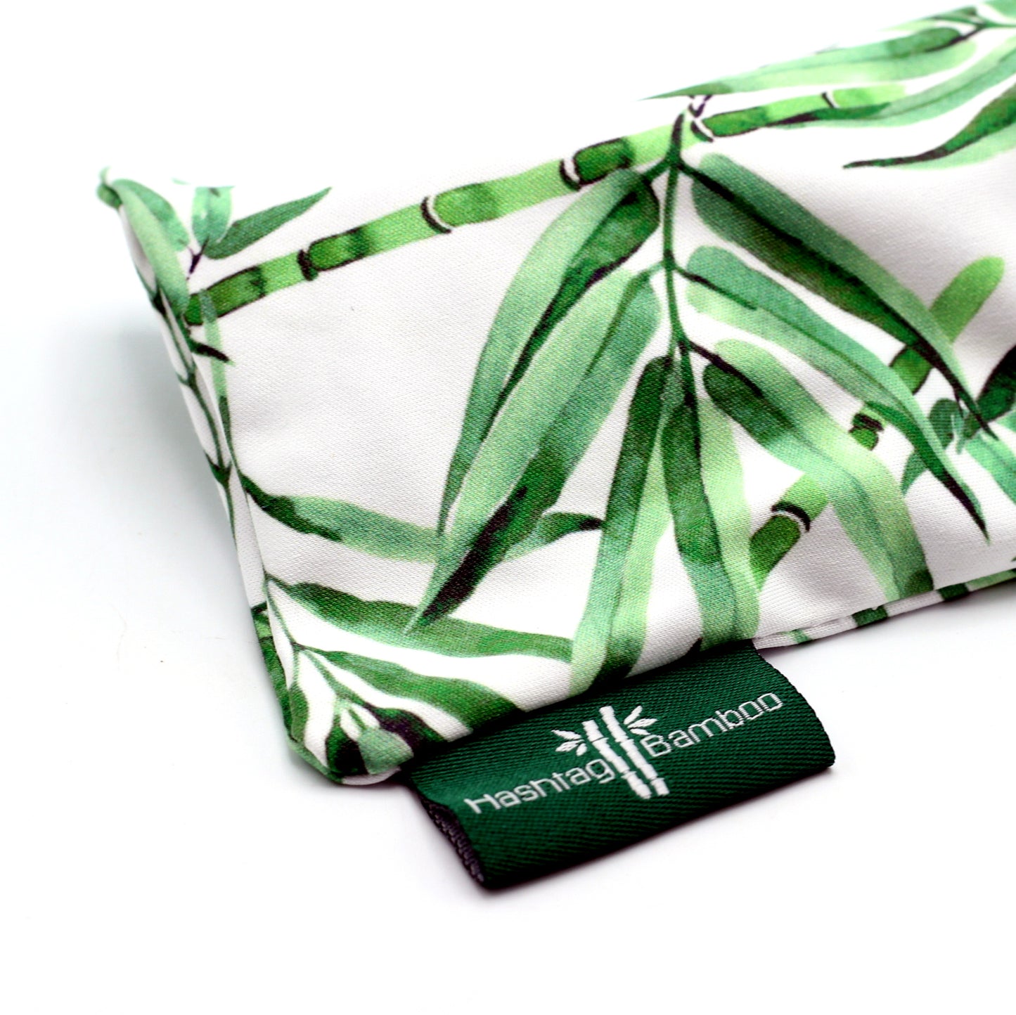 #Bamboo printed patterned microfibre storage case and cleaning cloth.