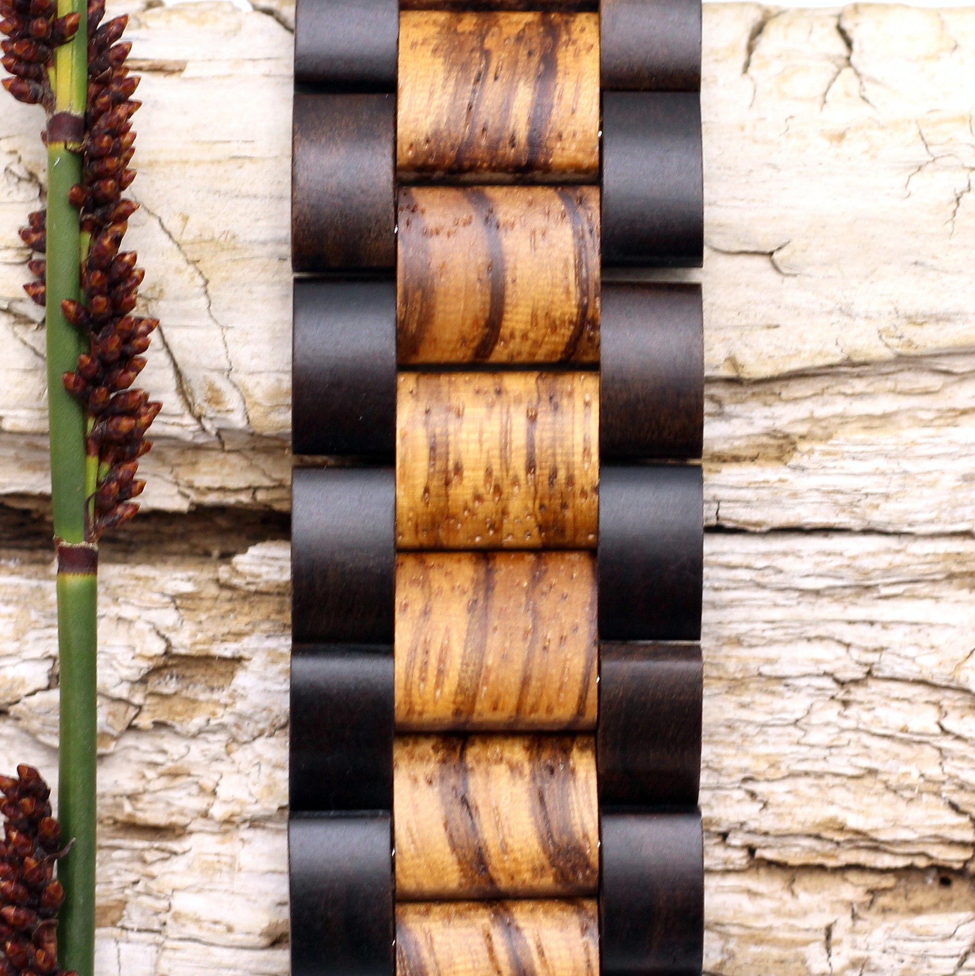MANWOOD URBANE Men's Wooden Watch with Wood Strap - Hashtag Bamboo