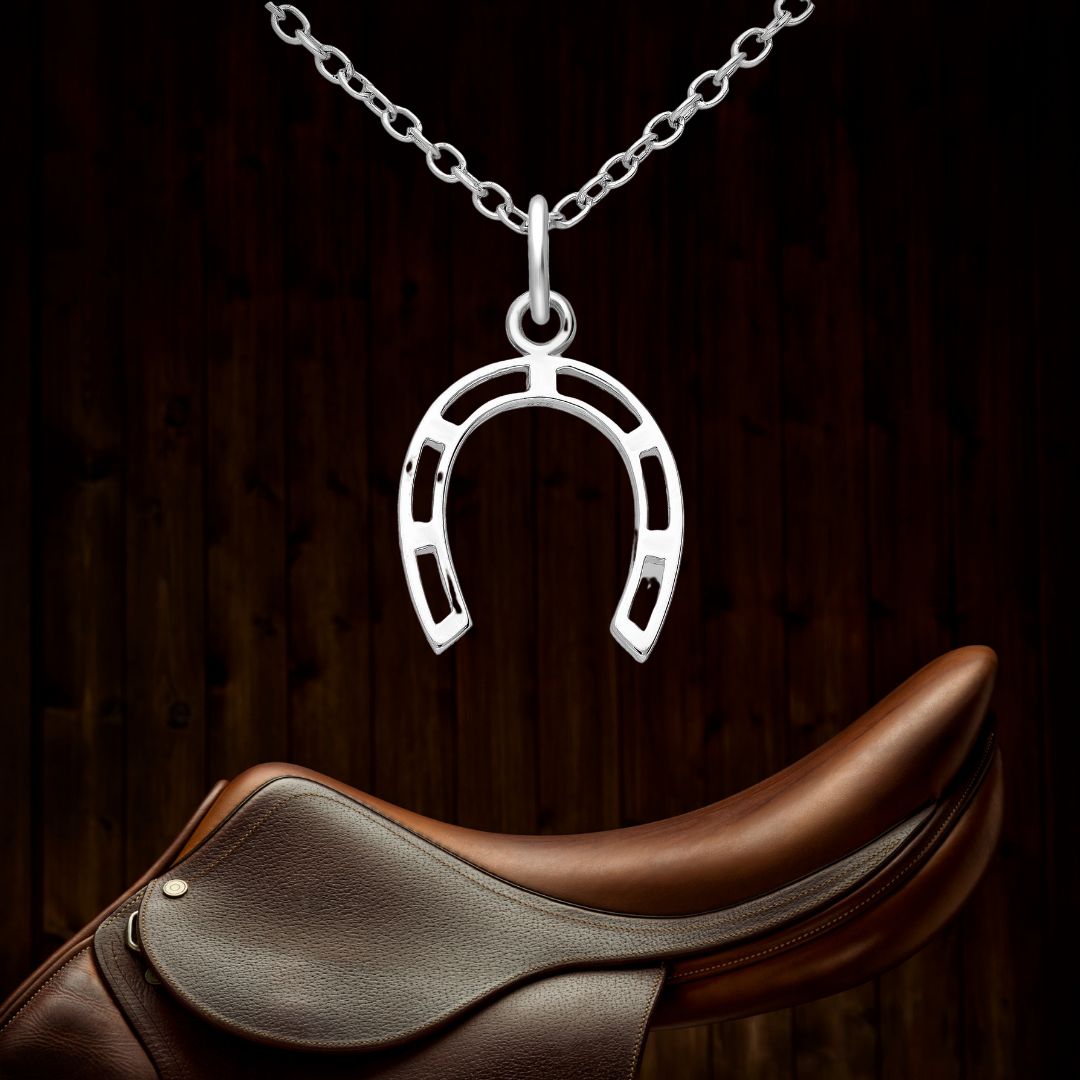 925 Sterling Silver Horseshoe Pendant