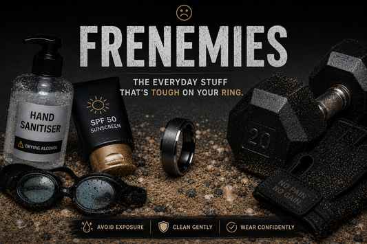 How to Care for Your Tungsten or Titanium Ring — The Complete Guide