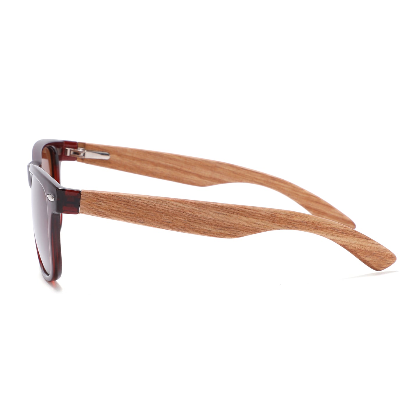 VAYA BROWN Sunglasses Polarised Lens Wooden Arms