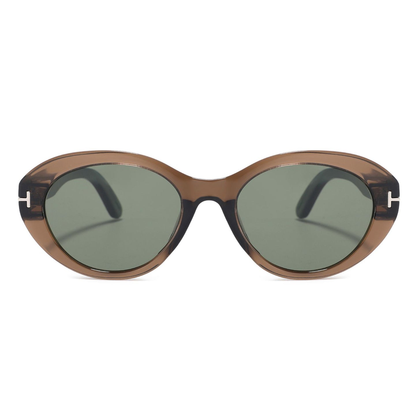 ELARA Amber Olive Polarised Ladies Sunglasses | Wooden Arms - Hashtag Bamboo