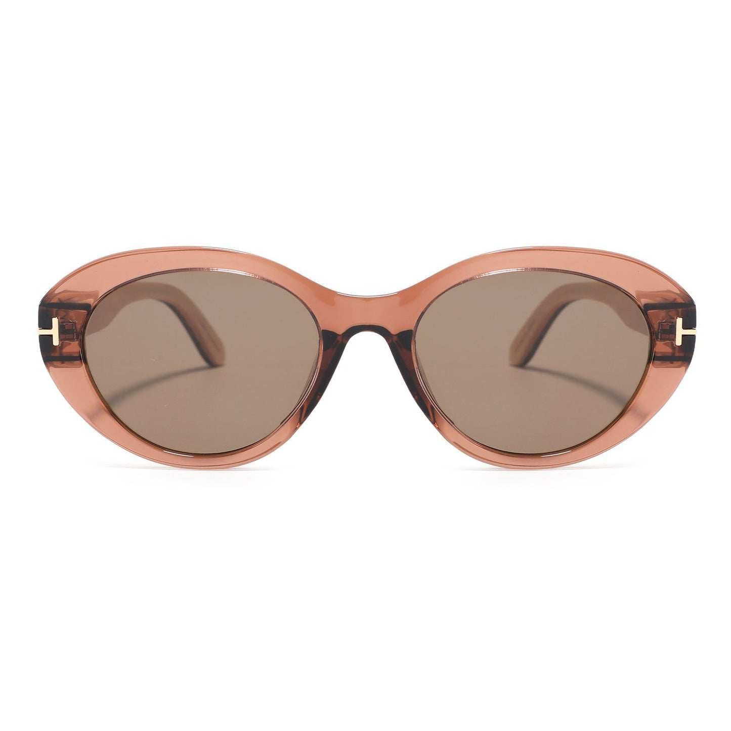 ELARA Soft Blush Polarised Ladies Sunglasses | Wooden Arms - Hashtag Bamboo