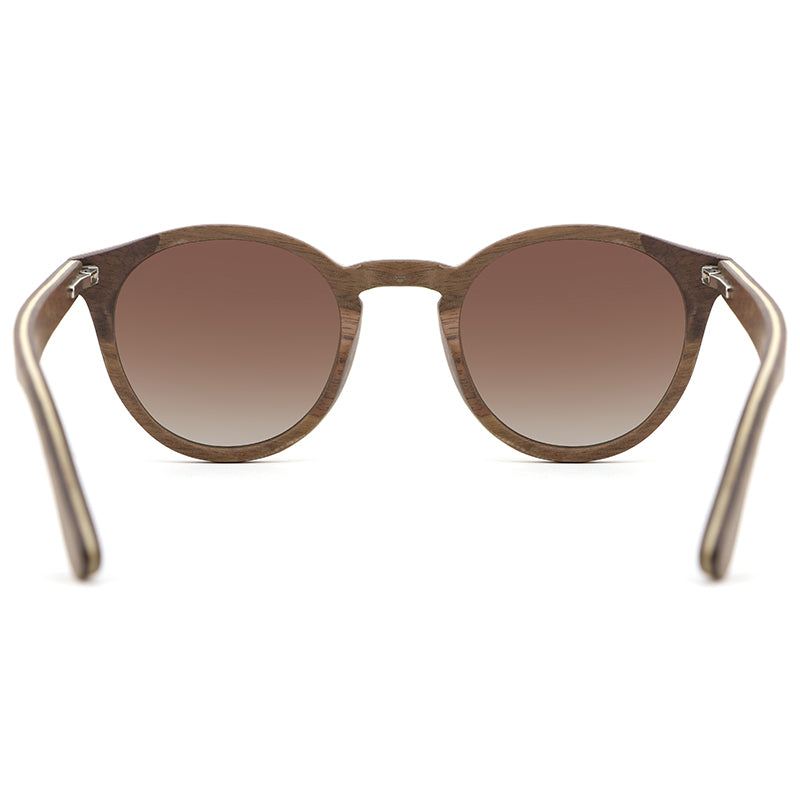 CORA WALNUT BROWN G5 Wooden Sunglasses Polarised Lens