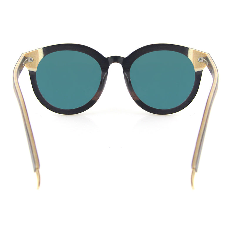 FASHIONISTA EBONY ROSE Ladies Wood Sunglasses Polarised Lens