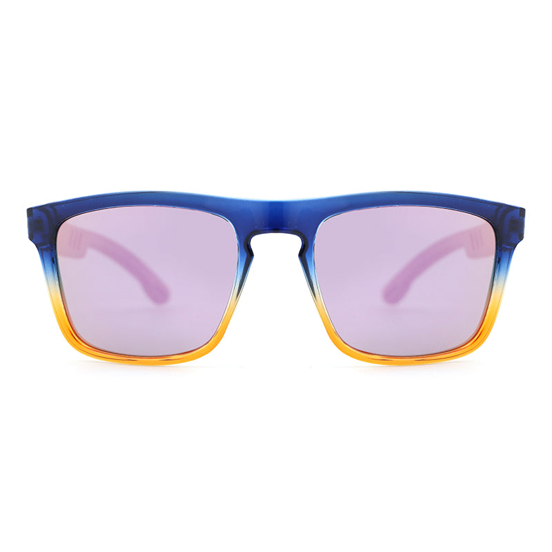 MANSHADY OMBRE PINK Men's Sunglasses Polarised Lens Wooden Arms