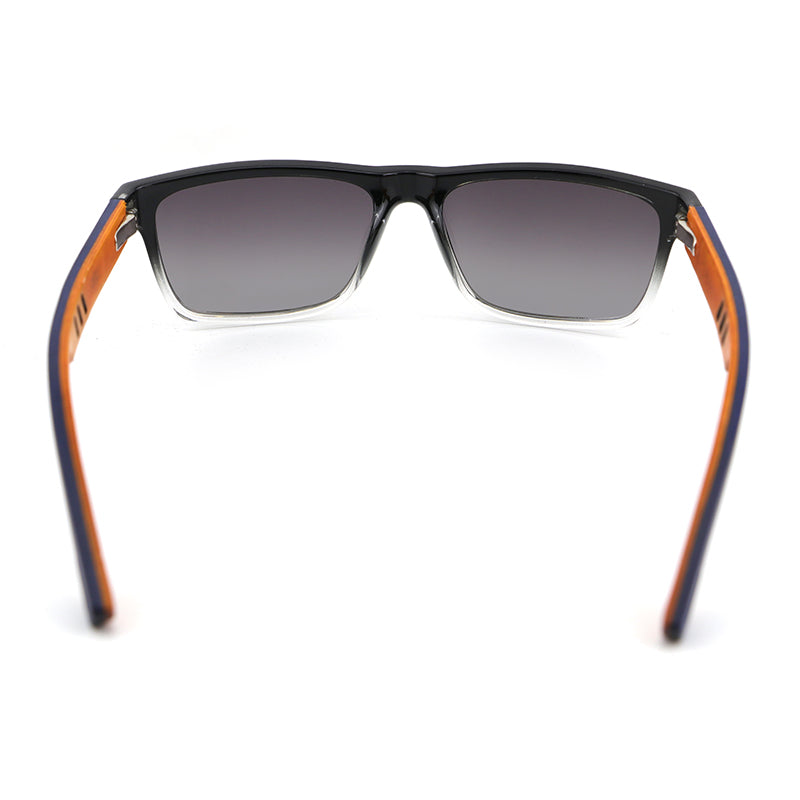 COLBY OMBRÉ Sporty Sunglasses Polarised Lens Funky Wooden Arms
