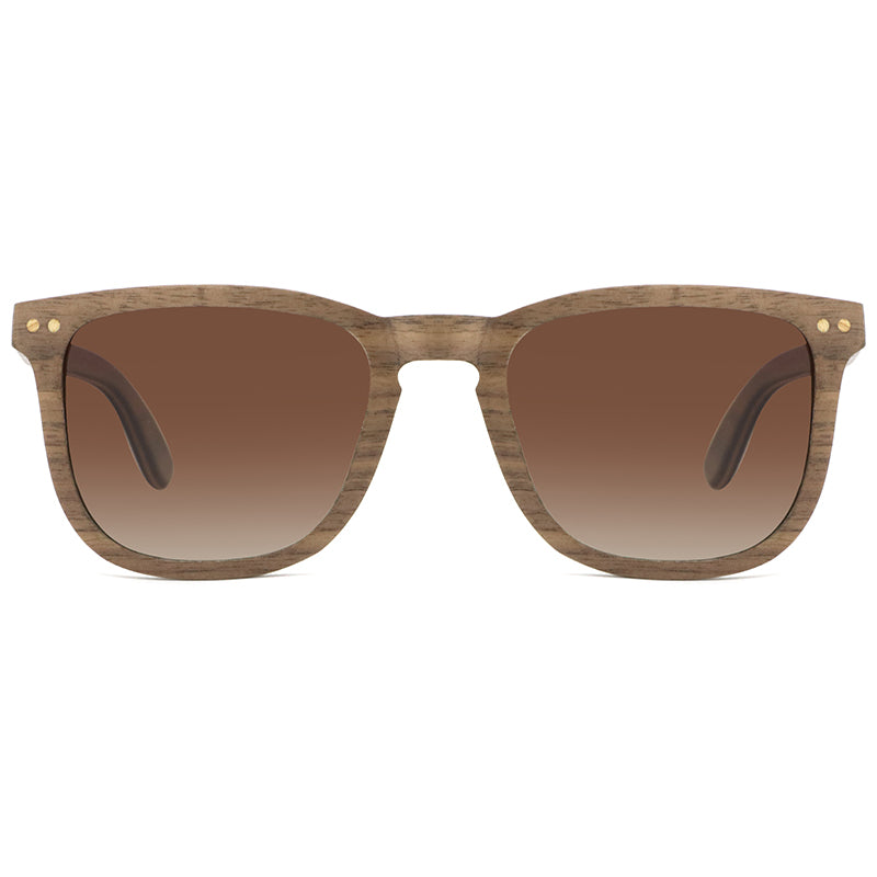 FLARE WALNUT BROWN G5 Wooden Sunglasses Polarised Lens