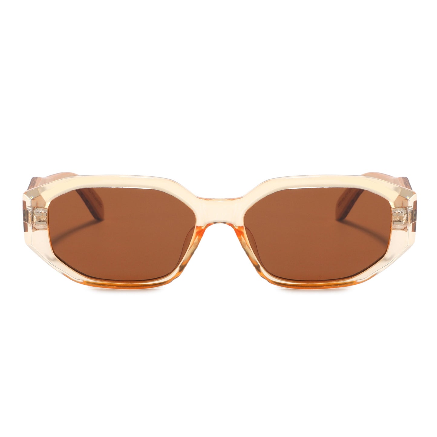 VITA AMBER Geometric | Polarised Ladies Sunglasses | Wooden Arms - Hashtag Bamboo