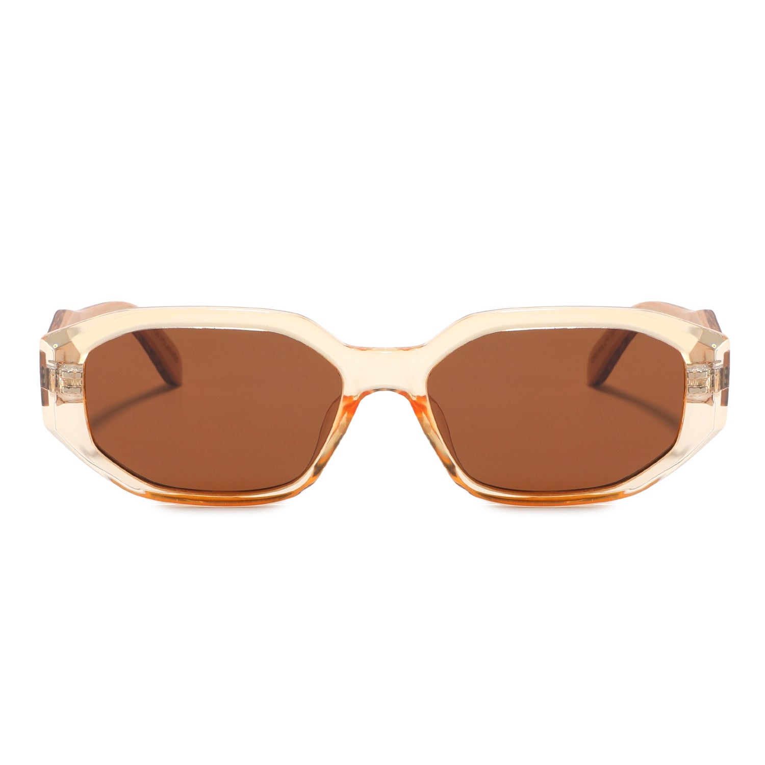 VITA AMBER Geometric | Polarised Ladies Sunglasses | Wooden Arms - Hashtag Bamboo