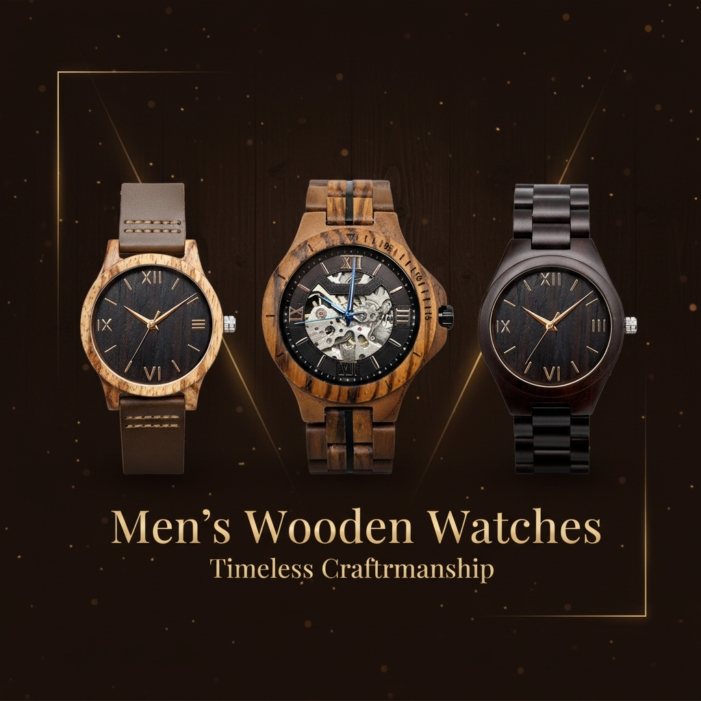 Men's Wooden Watches Banner