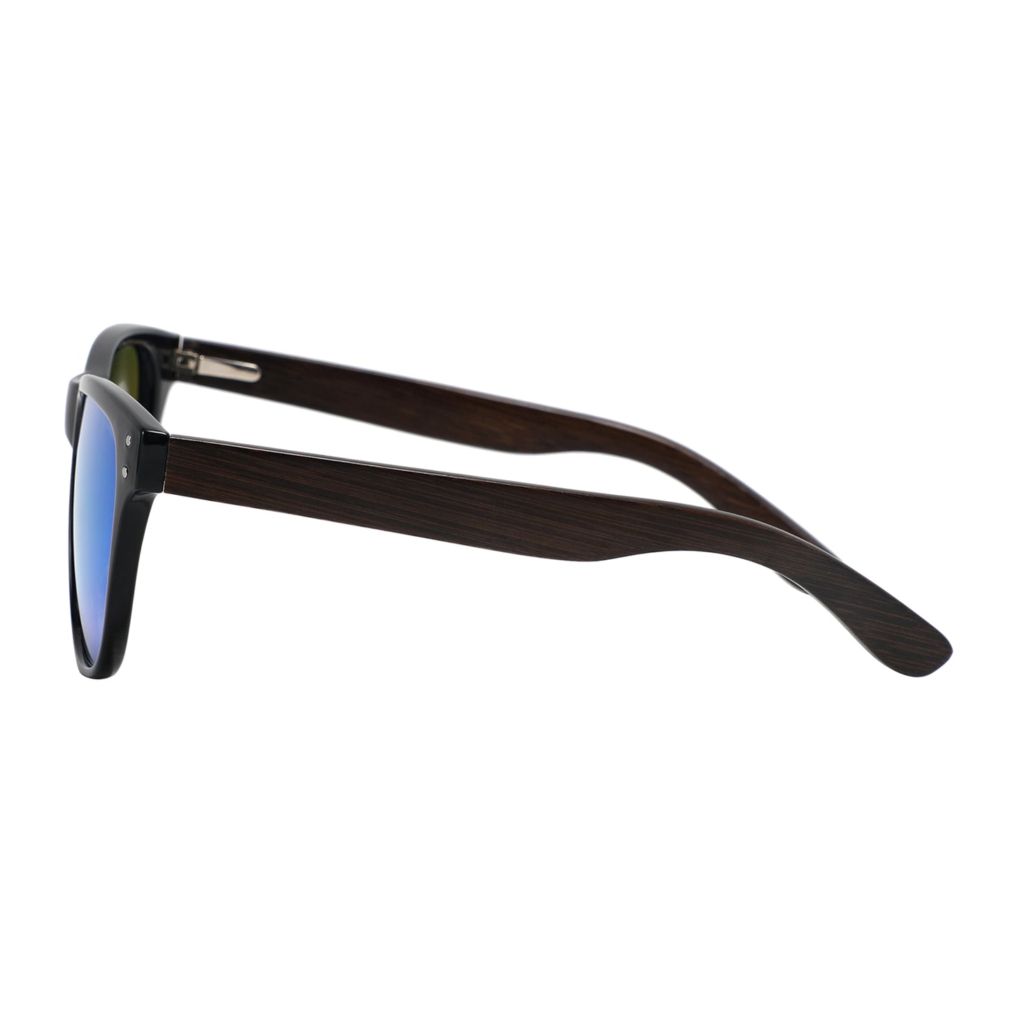 LEXI BLUE Ladies Sunglasses Polarised Lens Wooden Arms