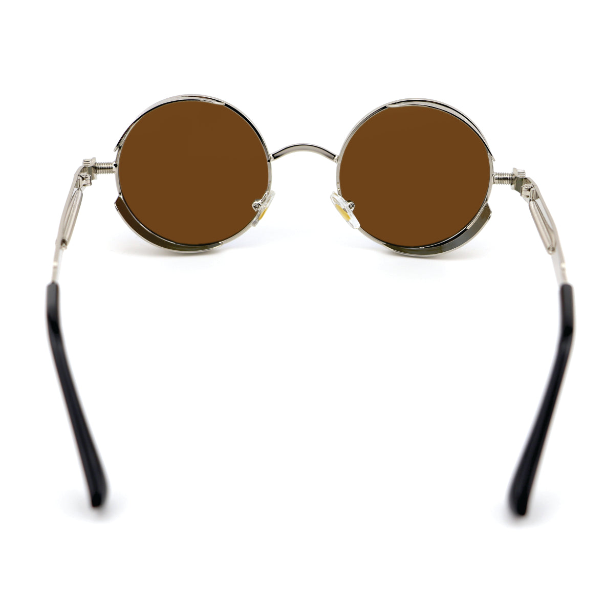 Steampunk HIPSTER BLUE Round Glasses Polarised Sunglasses